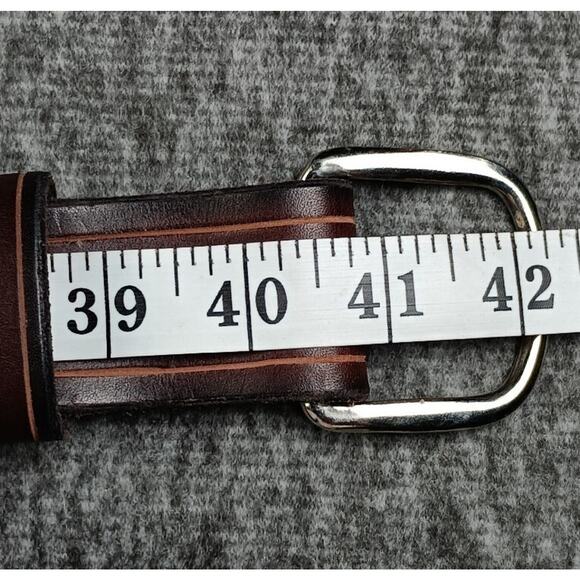 Handmade Latigo Leather Belt Men 33 Brown Heavy Duty Artisan Heritage Utility - Picture 10 of 10